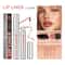Peel Off Tattoo Waterproof Lip Liner, Lipgloss Matte Lip Tint, Long Lasting Brown Contour Lip Stain