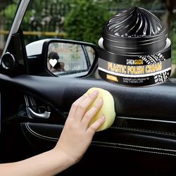 car long-lasting gloss enhancer, tire polishing protective paste, durable shine for wheels, tire protector