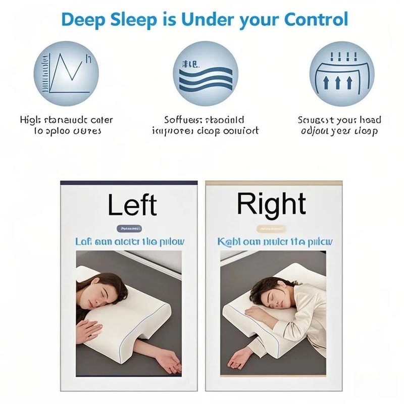 Memory Foam Pillow For Side Sleepers Anti Pressure Arm Rest Pillow With Slow Rebound For Ultimate C