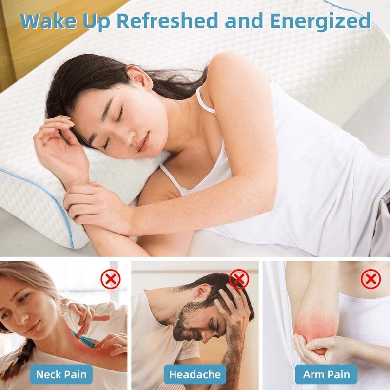 Memory Foam Pillow For Side Sleepers Anti Pressure Arm Rest Pillow With Slow Rebound For Ultimate C 1