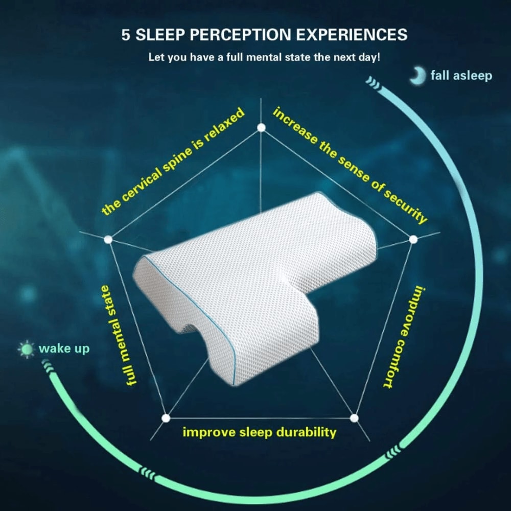 Memory Foam Pillow For Side Sleepers Anti Pressure Arm Rest Pillow With Slow Rebound For Ultimate C 7