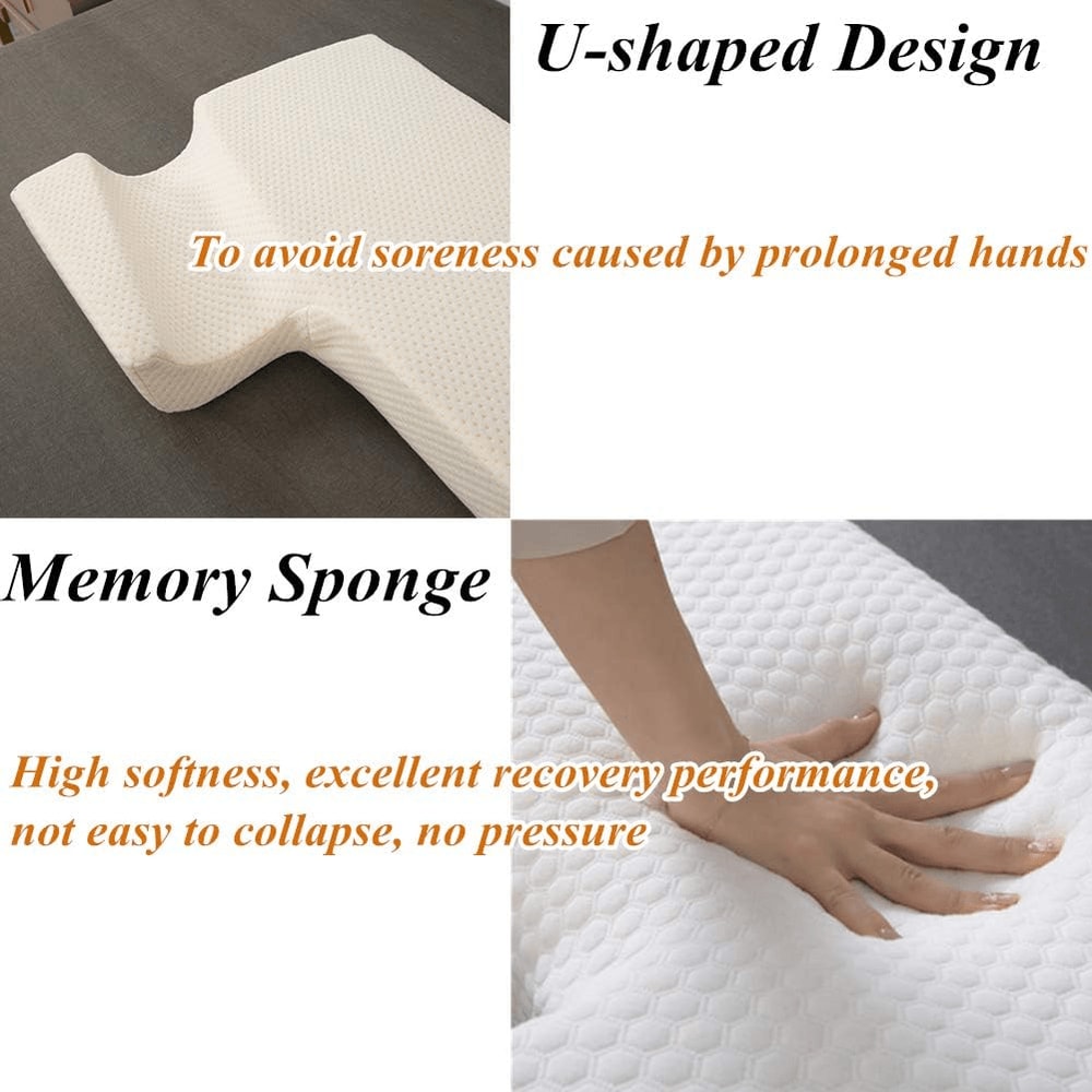 Memory Foam Pillow For Side Sleepers Anti Pressure Arm Rest Pillow With Slow Rebound For Ultimate C 5