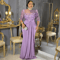 Elegant Dashiki Sequin Party Dress Sexy Bodycon Long Gown For Muslim Wedding And Evening Events 0