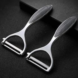 stainless steel vegetable peeler and potato peeler with carrot grater