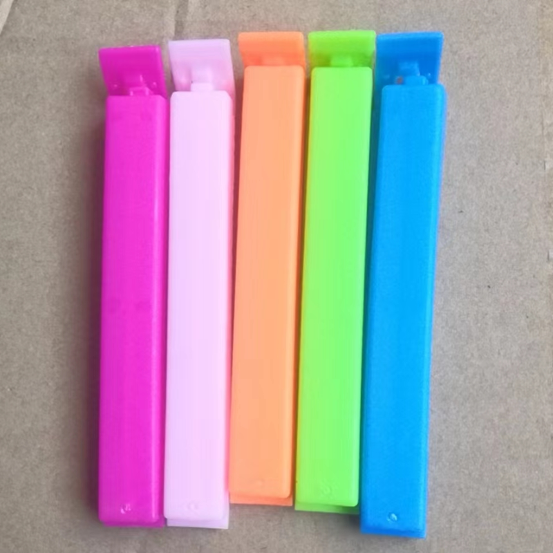 Colorful Reusable Kitchen Clips Multi Pack Bag Clips Snack Bag Sealer Set For Fresh Keeping 5