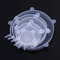 Premium Reusable Silicone Stretch Lids Set Sizes of airtight food covers & dishwasher safe container lids