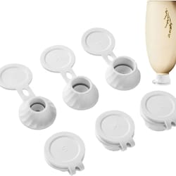 pack inverted leakproof bottle caps for shampoo shower gel and kitchen spice bottles