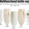 Pack Inverted Leakproof Bottle Caps for Shampoo Shower Gel and Kitchen Spice Bottles