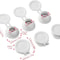 Pack Inverted Leakproof Bottle Caps for Shampoo Shower Gel and Kitchen Spice Bottles