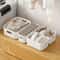 Piece Stackable Rectangular Storage Box Set Plastic Organizer Containers 1