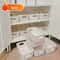 Piece Stackable Rectangular Storage Box Set Plastic Organizer Containers 7