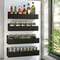 Compact Magnetic Spice Rack Set Pack Fridge Organizer Shelf For Kitchen Storage 0