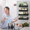 Compact Magnetic Spice Rack Set Pack Fridge Organizer Shelf For Kitchen Storage 5