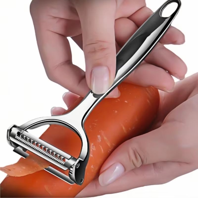 Premium Stainless Steel Vegetable Peeler Julienne Peeler Multi Function Kitchen Tool For Potatoes 2