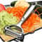 Premium Stainless Steel Vegetable Peeler Julienne Peeler Multi Function Kitchen Tool For Potatoes 0