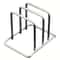 Stainless Steel Pot Lid Organizer & Cutting Board Storage Rack Space Saving Kitchen Countertop Organizer