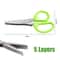 Five Blade Stainless Steel Herb Scissors Scallion Cutter For Quick Kitchen Prep 7