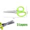 Five Blade Stainless Steel Herb Scissors Scallion Cutter For Quick Kitchen Prep 6