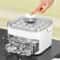 Cube Press Ice Maker With Storage Bin Easy Release Lid 0