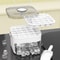 Cube Press Ice Maker With Storage Bin Easy Release Lid 2
