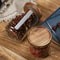 Aura Organics Airtight Glass Canister With Eco Friendly Bamboo Lid For Aesthetic Kitchen Storage An 1