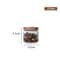 Aura Organics Airtight Glass Canister With Eco Friendly Bamboo Lid For Aesthetic Kitchen Storage An 4
