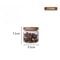 Aura Organics Airtight Glass Canister With Eco Friendly Bamboo Lid For Aesthetic Kitchen Storage An 4
