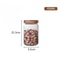 Aura Organics Airtight Glass Canister With Eco Friendly Bamboo Lid For Aesthetic Kitchen Storage An 6