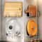 Stainless Steel Under Cabinet Cutting Board Holder Wall Mounted Pot Lid Rack 1