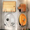 Stainless Steel Under Cabinet Cutting Board Holder Wall Mounted Pot Lid Rack 1