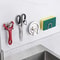 Stainless Steel Under Cabinet Cutting Board Holder Wall Mounted Pot Lid Rack 3