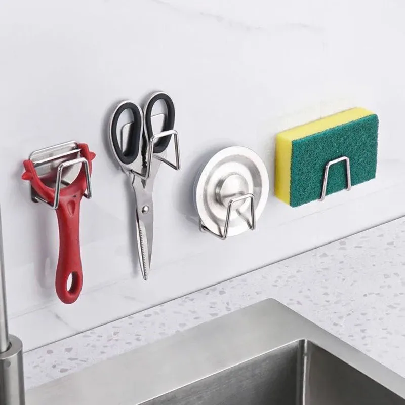 Stainless Steel Under Cabinet Cutting Board Holder Wall Mounted Pot Lid Rack 3