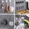 Stainless Steel Under Cabinet Cutting Board Holder Wall Mounted Pot Lid Rack 4