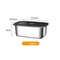 Premium Stainless Steel Bento Box Leakproof Large Capacity Lunch Box For Camping School And Meal Pr 2