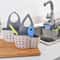 Adjustable Kitchen Sink Caddy Hanging Drain Basket And Sponge Holder Organizer For Faucets 1
