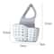 Adjustable Kitchen Sink Caddy Hanging Drain Basket And Sponge Holder Organizer For Faucets 5
