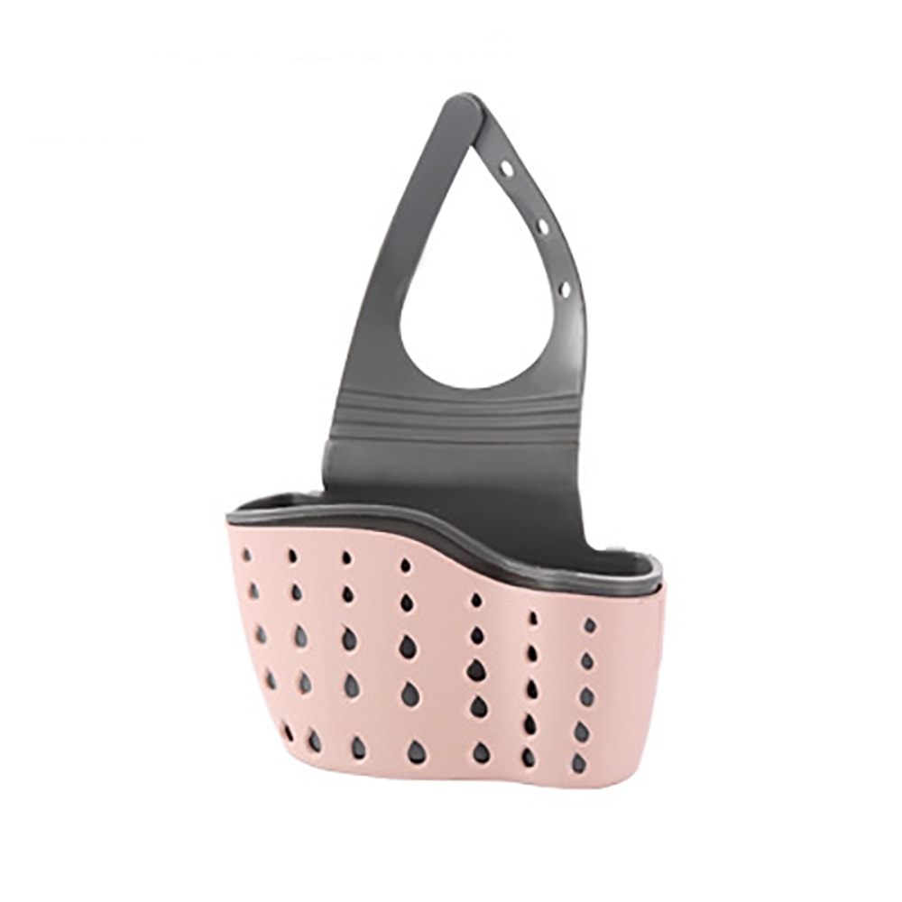 Adjustable Kitchen Sink Caddy Hanging Drain Basket And Sponge Holder Organizer For Faucets 9