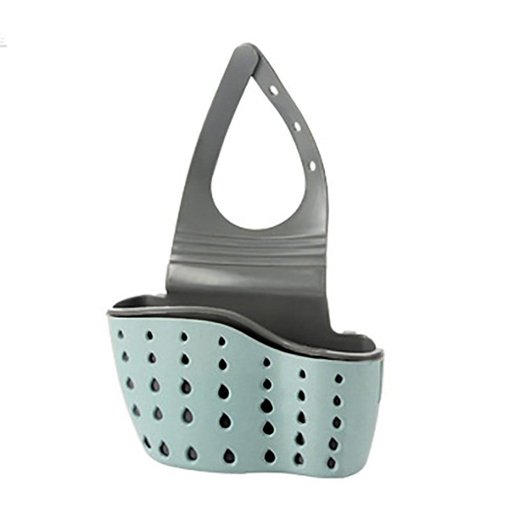 Adjustable Kitchen Sink Caddy Hanging Drain Basket And Sponge Holder Organizer For Faucets 8