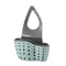 Adjustable Kitchen Sink Caddy Hanging Drain Basket And Sponge Holder Organizer For Faucets 8