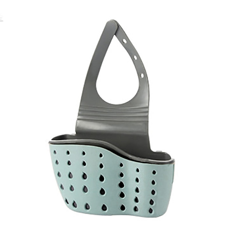 Adjustable Kitchen Sink Caddy Hanging Drain Basket And Sponge Holder Organizer For Faucets 8