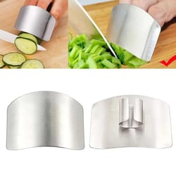 premium stainless steel finger guard for cutting ultimate knife slice safe protector for safe kitchen prep