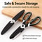 All-in-One Heavy Duty Kitchen Scissors & Ergonomic Shears for Home & Office
