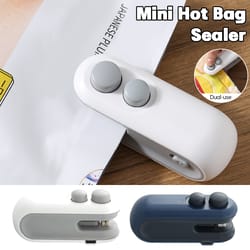 mini bag sealer and cutter handheld heat sealer for snack and plastic bags