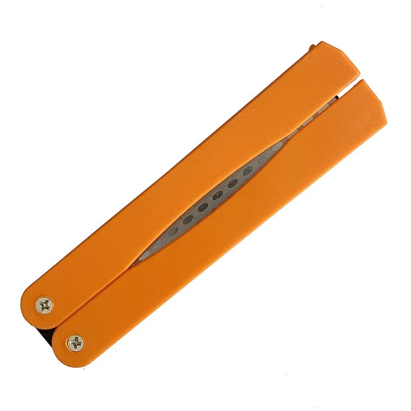 Portable Double Sided Diamond Knife Sharpening Stone For Kitchen And Pocket Knives 7