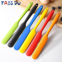 premium heat resistant silicone spatula & scraper non stick flexible kitchen utensil for baking & cooking