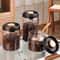 Vacuum Sealed Glass Coffee Bean Storage Jar For Tea Grains And Pantry Freshness 1