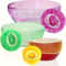 Reusable Elastic Food Covers for Bowls Plates and Food Storage