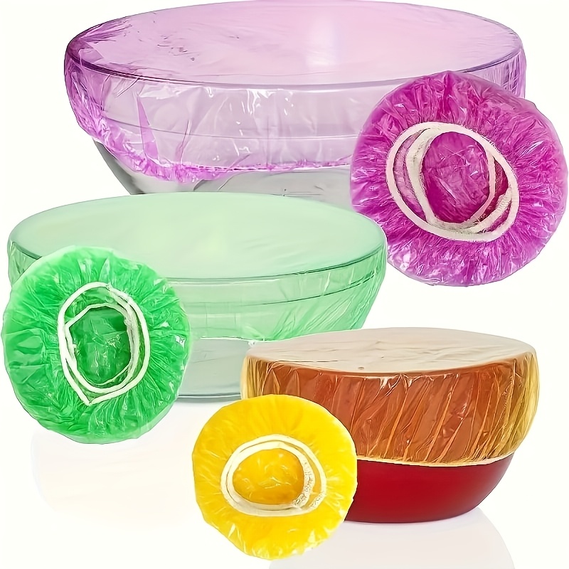 Reusable Elastic Food Covers for Bowls Plates and Food Storage
