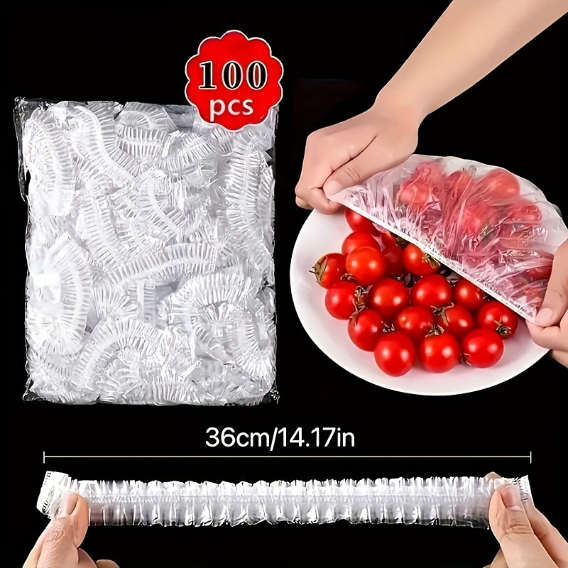 Reusable Elastic Food Covers for Bowls Plates and Food Storage