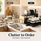 Large Capacity Tier Dish Drying Rack with Rotating Drain Spout & Utensil Cutting Board Holder Countertop Kitchen Org